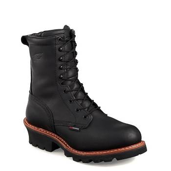 Red Wing Férfi LoggerMax 9-inch Insulated Waterproof Safety Toe Munkavédelmi Bakancs Fekete